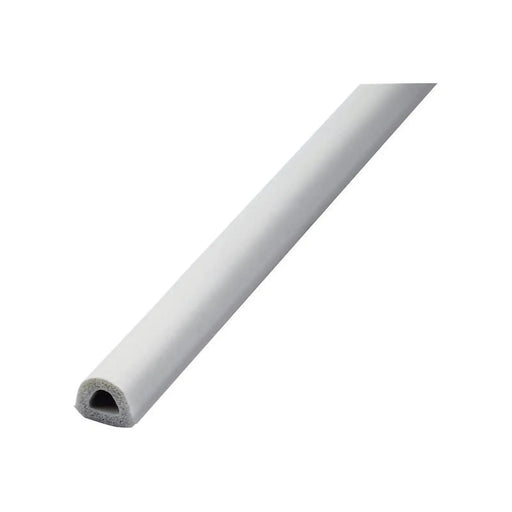 Faithfull EPDM Draught Excluder 6M White Self-Adhesive