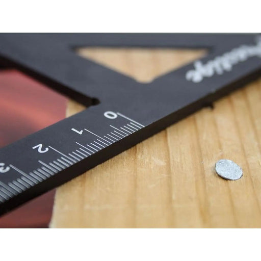 Faithfull Prestige Centre Finder Gauge Black Aluminium 100mm