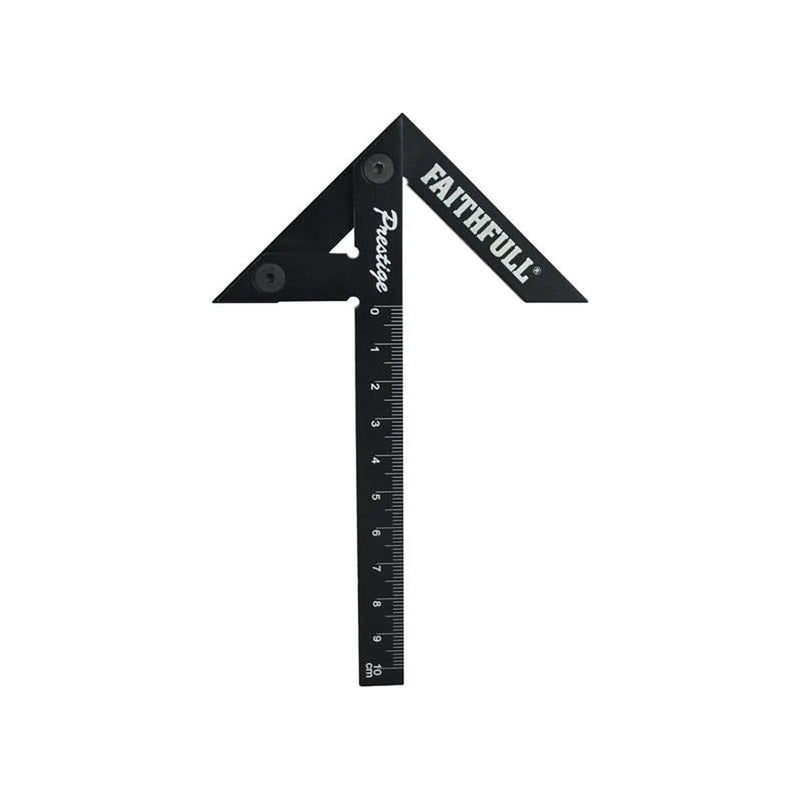 Faithfull Prestige Centre Finder Gauge Black Aluminium 100mm