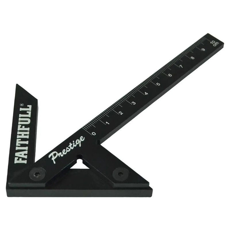 Faithfull Prestige Centre Finder Gauge Black Aluminium 100mm