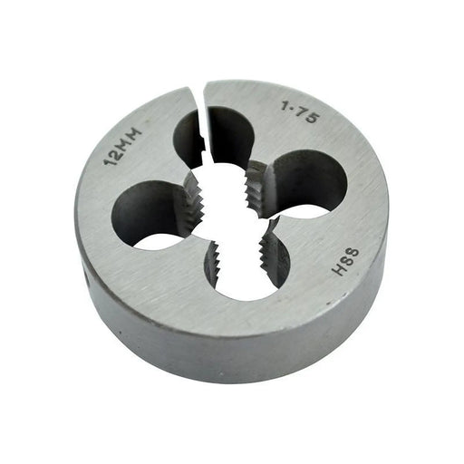 Faithfull HSS Straight Flute Split Die M12 x 1.75, 1.1/2in OD