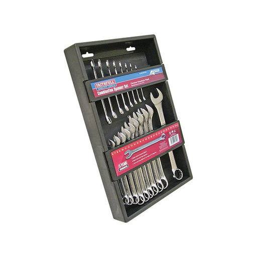 Faithfull 18PC Combination Spanner Set Premium Quality