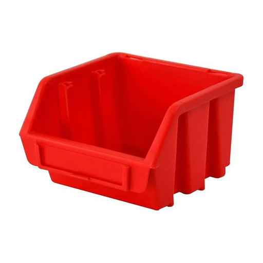 Faithfull Interlocking Storage Bin Size1 Red 116 x 112 x 75mm