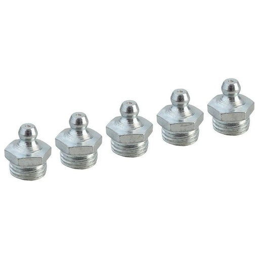 Faithfull Grease Nipple Straight 1/4in BSP (Pack 5)