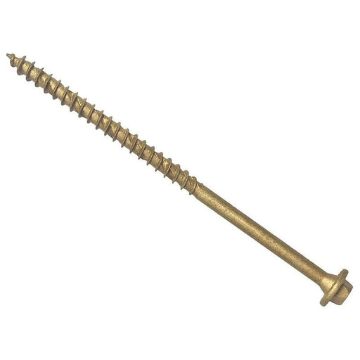 Forgefix Hexagonal/TORX® Compatible Timber T30 Screws Tan 7x65mm Tub 50