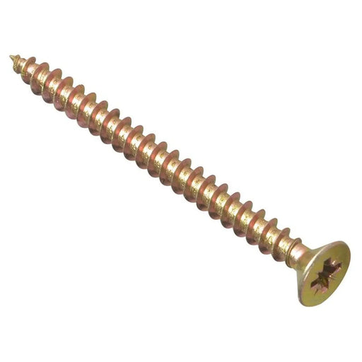 Forgefix Multi-Purpose Pozi Compatible Screw CSK ST ZYP 6.0 x 60mm Box 100
