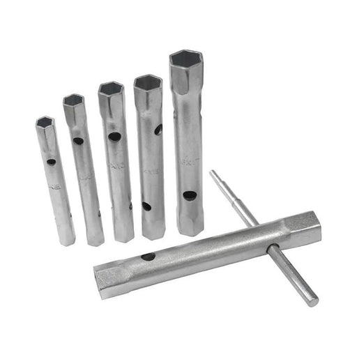 Faithfull 6 Piece Box Spanner Set for Professional Use