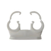 Forgefix Pipe Clip Double Cliplock 15mm Box 50