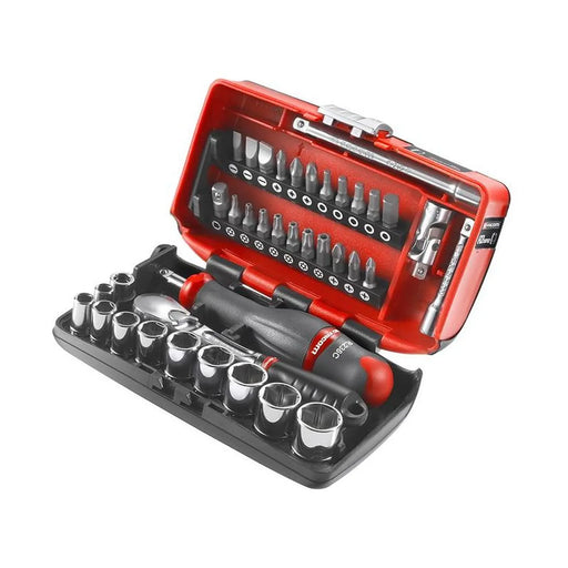 Facom 1/4in Drive 38 Piece Socket Set