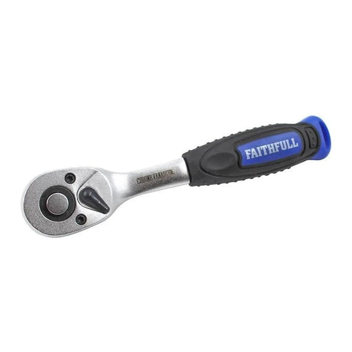 Faithfull Quick Release Ratchet Handle 1/4in Drive