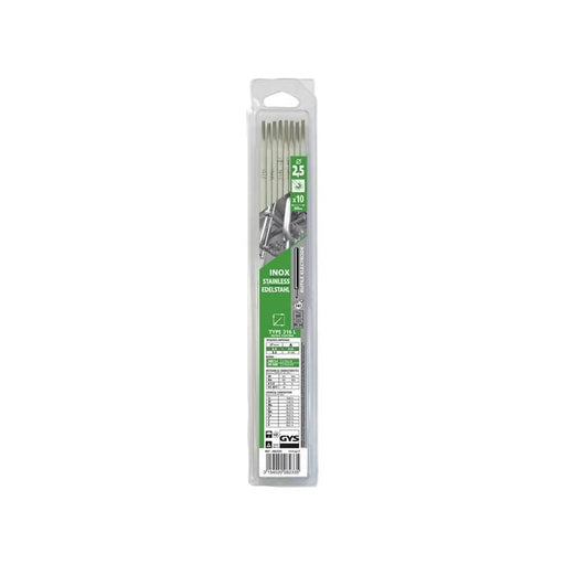 Gys Welding Stainless Steel Electrodes 316L 2.5mm (Pack 10)