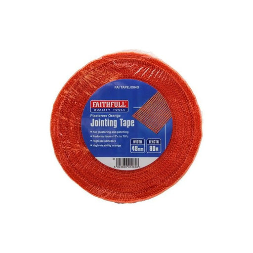 Faithfull Plasterers Orange Jointing Tape 48mm x 90m
