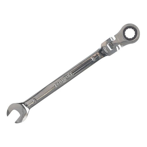 Faithfull Ratchet Combination Spanner Flex Head CV 9mm