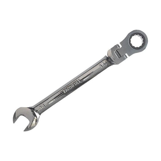 Faithfull Ratchet Combination Spanner Flex Head CV 14mm