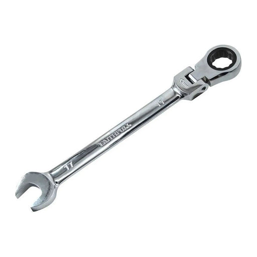 Faithfull Ratchet Combination Spanner Flex Head CV 17mm