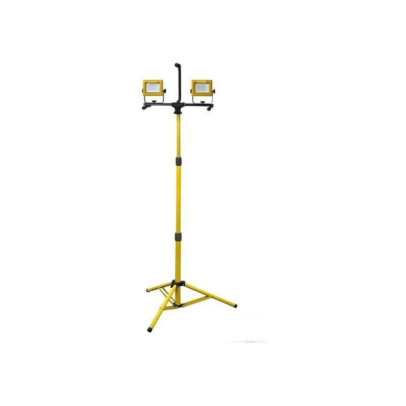 Faithfull Power Plus LED Twin Tripod Site Light 70W 240V