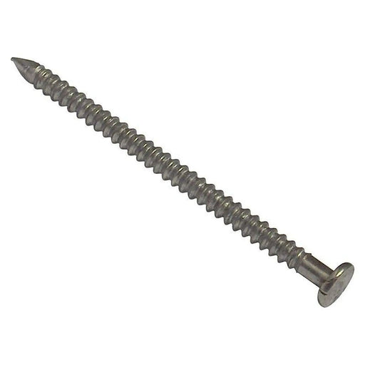 Forgefix Annular Ring Shank Nail Bright Finish 75mm Bag Weight 500g