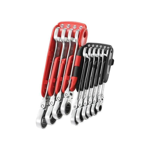Facom 467BF Ratchet Combination Wrench Set 10 Piece