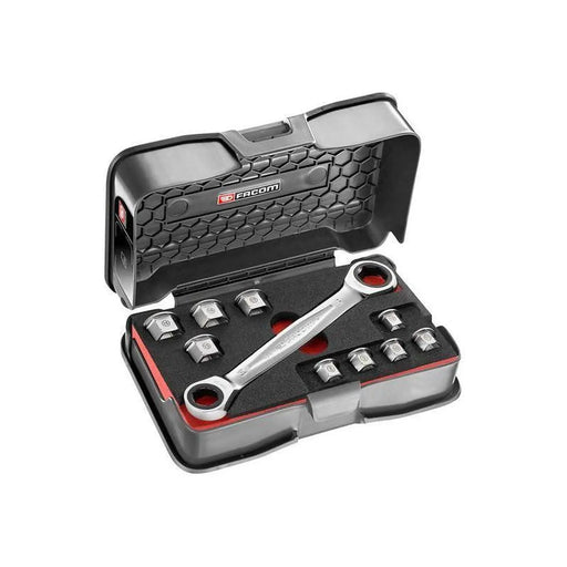Facom 11-in-1 Ratcheting Wrench Compact Design