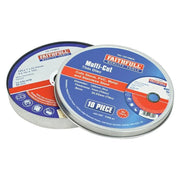 Faithfull Multi-Purpose Cutting Disc 125 x 1.0 x 22.23mm (Pack 10)