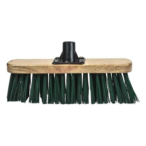 Faithfull Stiff Green Broom Head 300mm (12in) Threaded Socket