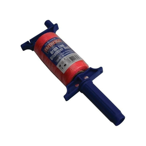 Faithfull Brick Line Dispenser Reel 100m Hi-Vis