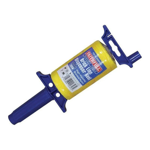 Faithfull Brick Line Dispenser Reel 100m Hi-Vis