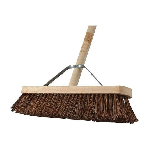 Faithfull Stiff Bassine Broom 450mm (18in) + Handle & Stay