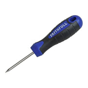 Faithfull Bradawl Soft Grip Handle Tapered Square Tip