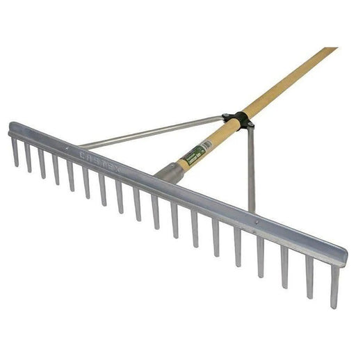 Faithfull Aluminium Landscape Rake Wooden Handle FSC 100%