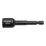 Faithfull Magnetic Impact Nut Driver 10mm x 1/4in Hex