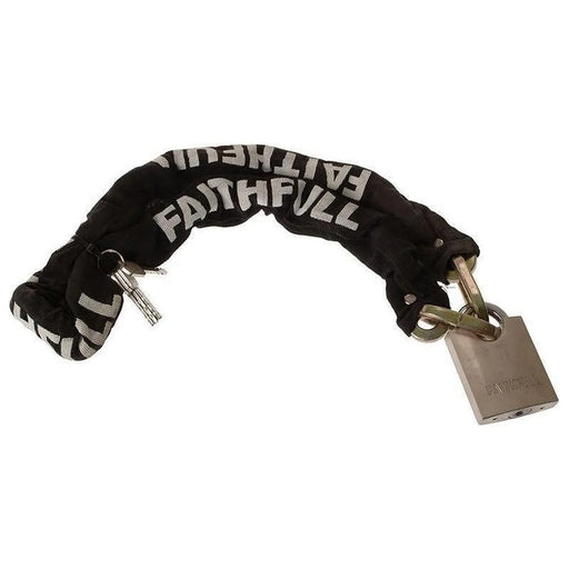 Faithfull Padlock & Chain 1m x 9.5mm