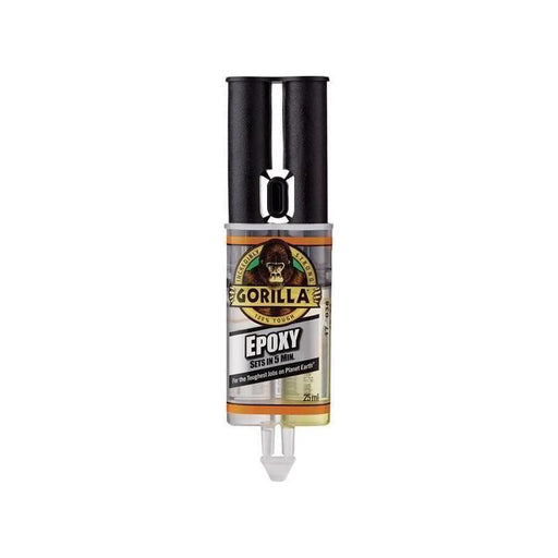 Gorilla Glue Gorilla 5 Min 2-Part Epoxy Syringe 25ml