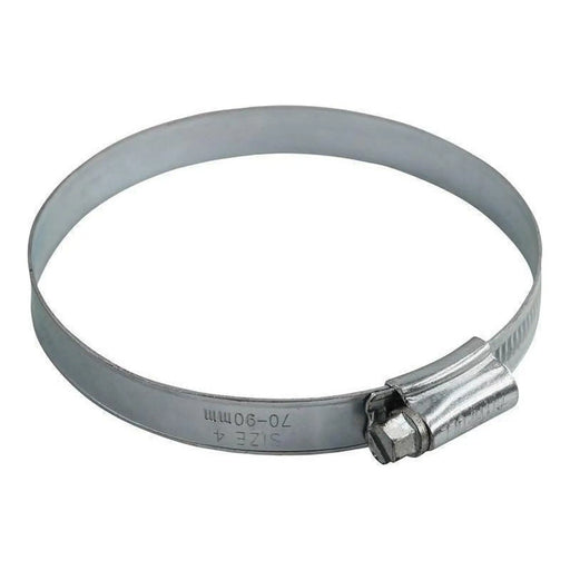Faithfull Hose Clip 70-90mm Zinc Heavy Duty