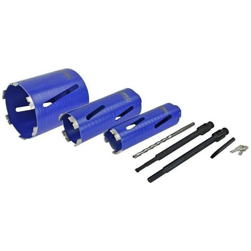 Faithfull Diamond Core Drill Kit 7 Piece Set
