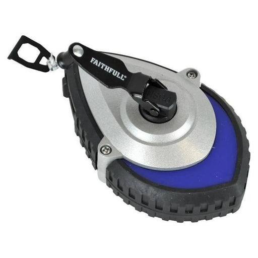 Faithfull Aluminium Chalk Line 30m with Quick Release