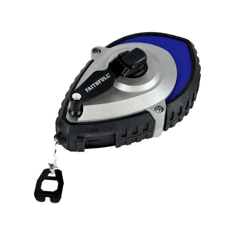 Faithfull Aluminium Chalk Line 30m with Quick Release