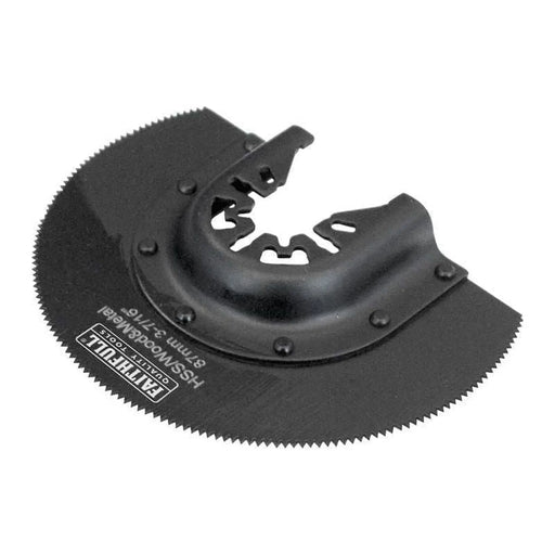 Faithfull Multi-Functional Tool CrV Radial Blade Wood Wavy Set 87mm