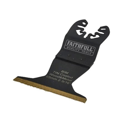 Faithfull Multi-Functional Tool Bi-Metal Flush Cut TiN Coated Blade 65mm