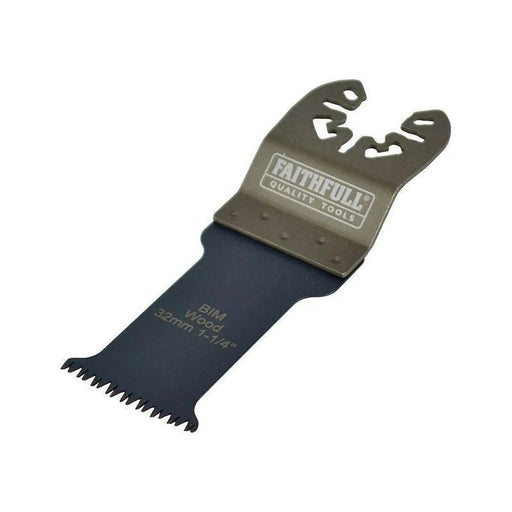 Faithfull Premium Arc Cut Hardwood Bi-Metal Blade 32mm