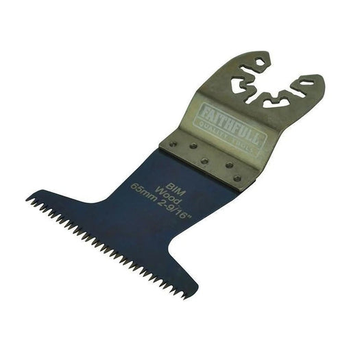 Faithfull Premium Arc Cut Hardwood Bi-Metal Blade 65mm
