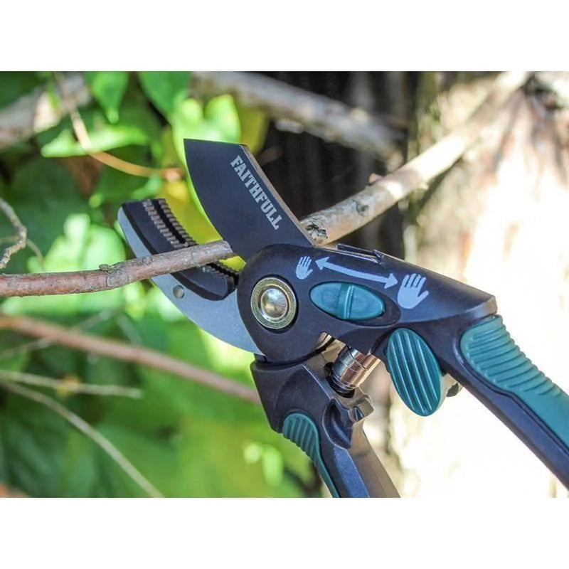 Faithfull Countryman Anvil Secateurs High Carbon Steel