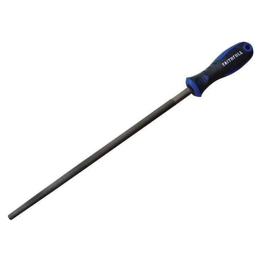 Faithfull Handled Round Second Cut Engineers File 300mm (12in)