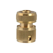 Faithfull Brass Female Water Stop Hose Connector