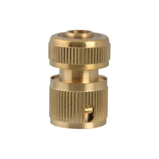 Faithfull Brass Female Water Stop Hose Connector