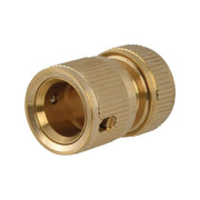 Faithfull Brass Female Water Stop Hose Connector