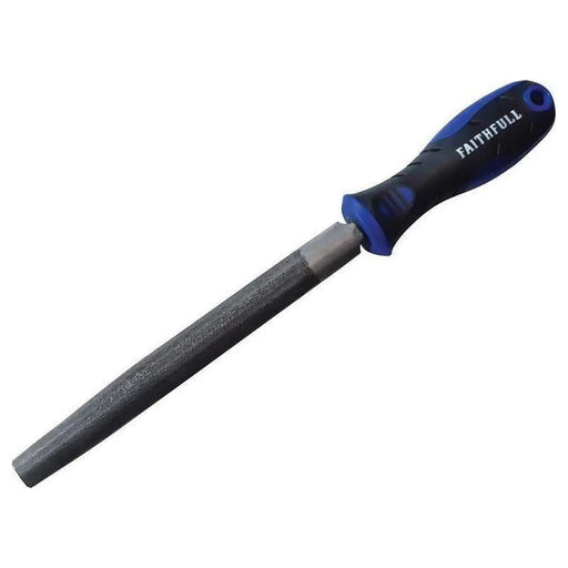 Faithfull Handled Half-Round Second Cut Engineers File 150mm (6in)