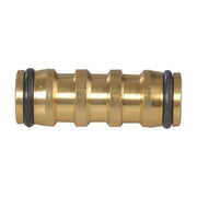 Faithfull Brass 2-Way Hose Coupling 12.5mm Heavy Duty