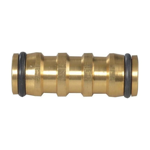 Faithfull Brass 2-Way Hose Coupling 12.5mm Heavy Duty
