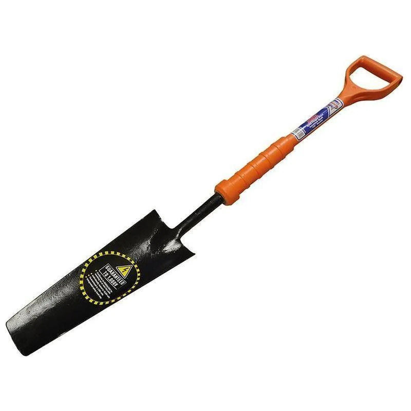 Faithfull Drainage Shovel Fibreglass Insulated Heavy Duty